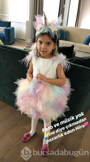 Demet Akalın-Okan Kurt çiftinin kızı Hira 5 yaşında