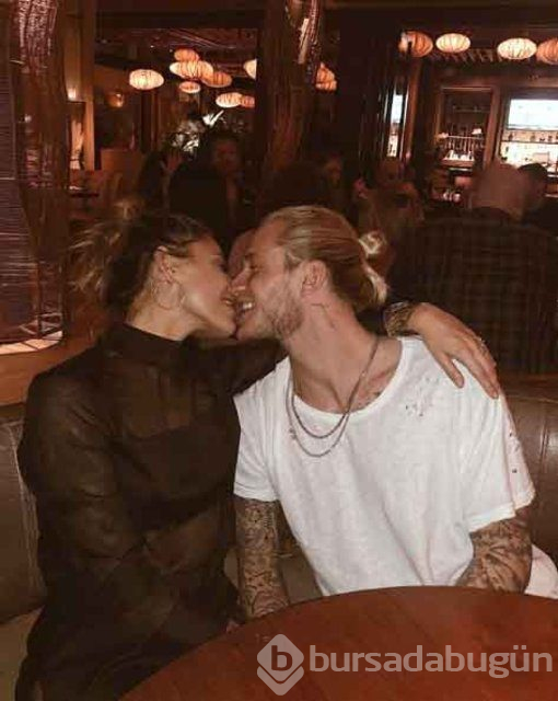 Loris Karius ile sevgilisi Sophia Thomalle'dan aşk pozları
