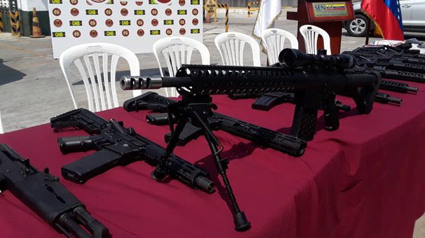 Venezuela'da ABD silahları ele geçirildi
