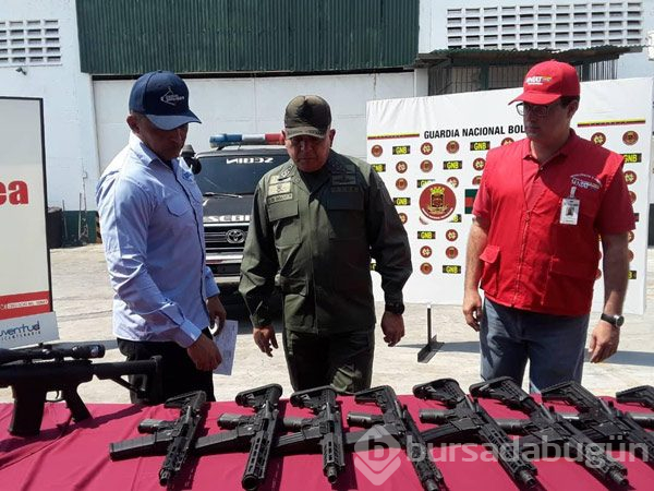 Venezuela'da ABD silahları ele geçirildi
