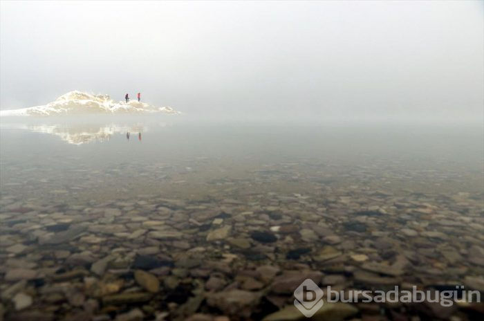 Sıfırın altında 27 derece... Bu fotoğraf bugün çekildi
