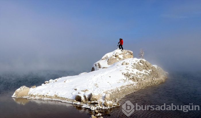 Sıfırın altında 27 derece... Bu fotoğraf bugün çekildi

