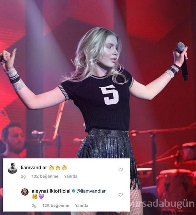 Aleyna Tilki'nin paylaşımına Liam Vandiar'dan olay yorum!
