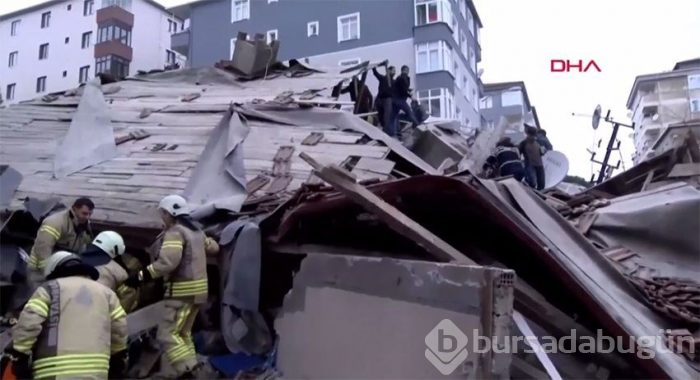 Kartal'da 8 katlı bina çöktü