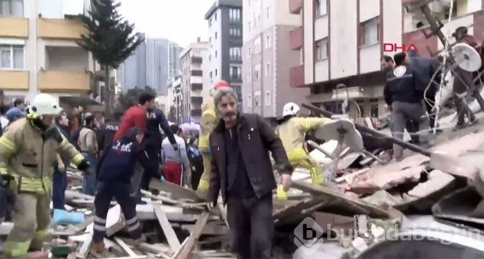 Kartal'da 8 katlı bina çöktü