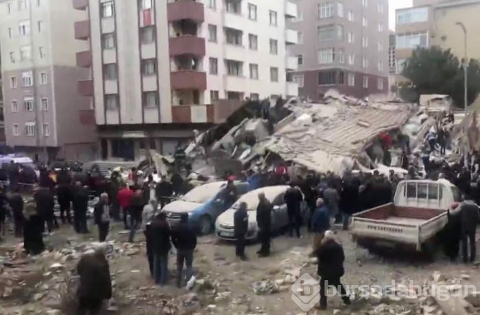 Kartal'da 8 katlı bina çöktü