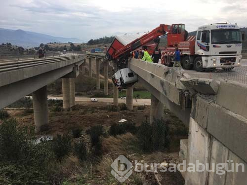 Aşağıya bakmaya kimse cesaret edemedi! O kurtarılmayı böyle bekledi
