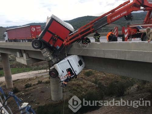 Aşağıya bakmaya kimse cesaret edemedi! O kurtarılmayı böyle bekledi

