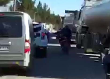 Yine aynı saldırgan! Bu kez de düğün konvoyuna saldırdı...
