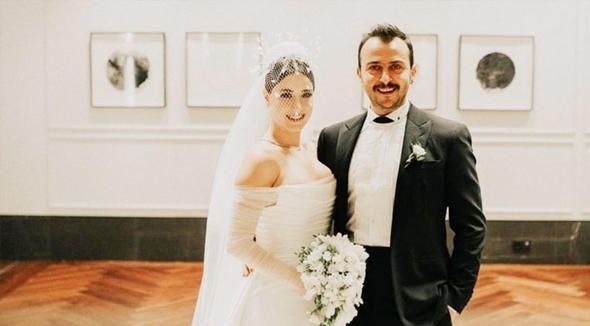 Hazal Kaya ile Ali Atay'ın nikahında dikkat çeken detay (Düğüne ünlü akını)