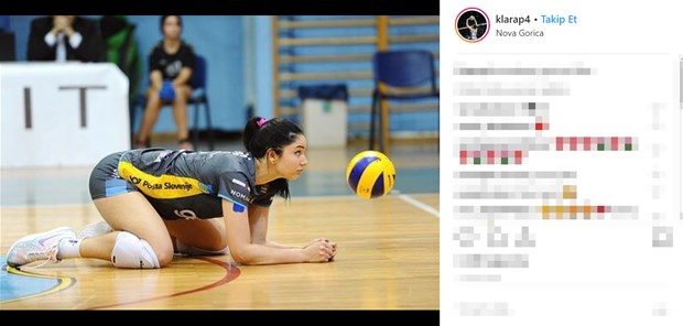 Hırvat voleybolcu mankenlere taş çıkartıyor