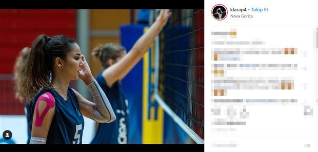 Hırvat voleybolcu mankenlere taş çıkartıyor