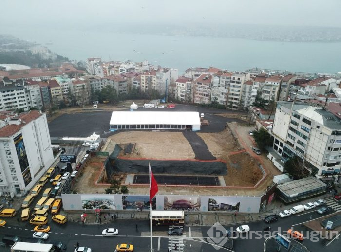 Yeni AKM projesi havadan görüntülendi