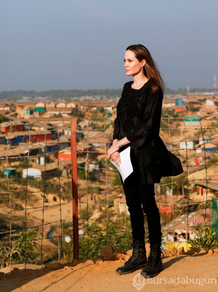 Angelina Jolie'den Arakanlı Müslümanlara ziyaret