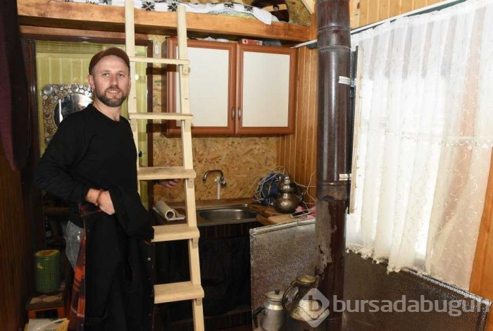 Amerika'daki kültürü Gümüşhane'ye taşıdı! Çekiciye bağlanabilen karavan inşa etti hatta...
