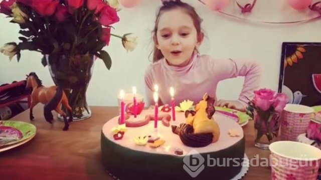 Meryem Uzerli kızı Lara'nın 5. yaşını kutladı
