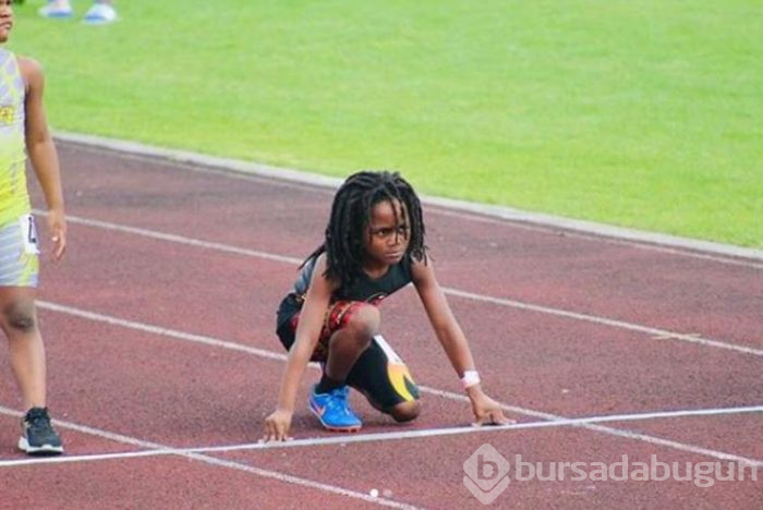 Herkes onu konuşuyor! 7 yaşında Usain Bolt'a rakip...
