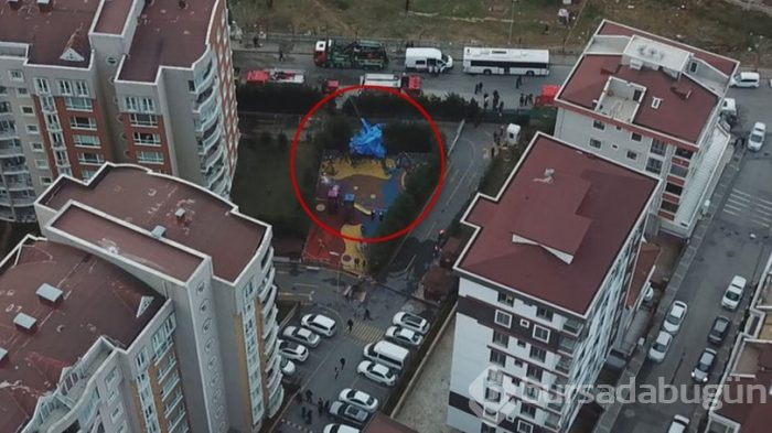 Faciayı önlediler! Bloklara çarpmayıp boş alana düştüler!