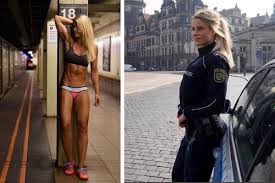 Almanya'nın en seksi polisi sevgilisinden ayrıldı!
