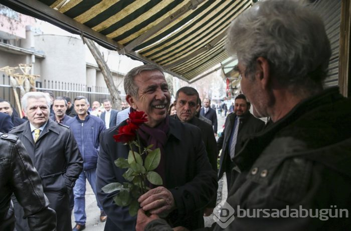 Mansur Yavaş, taksici ve dolmuşçuları ziyaret etti