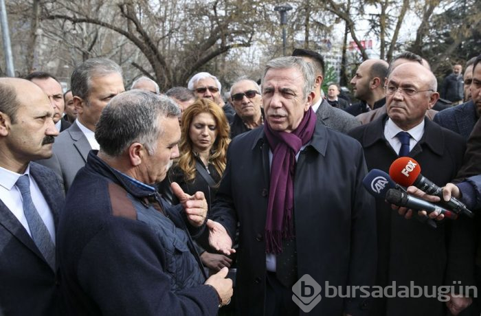 Mansur Yavaş, taksici ve dolmuşçuları ziyaret etti