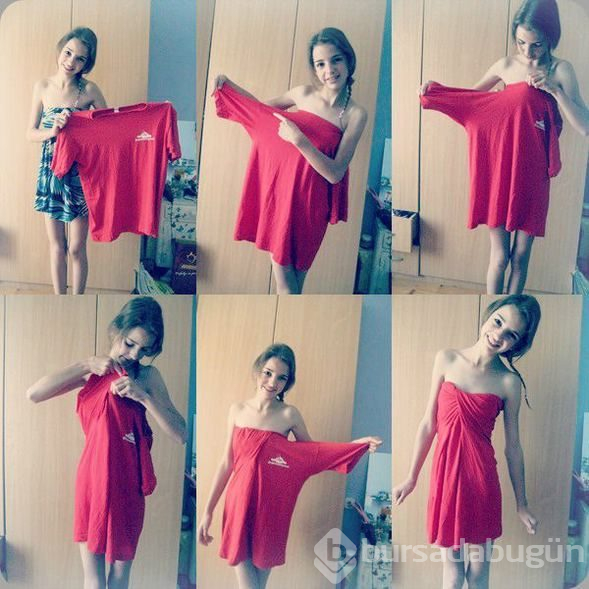 Eski kıyafetlerinizi atmak yerine yenileyin!
