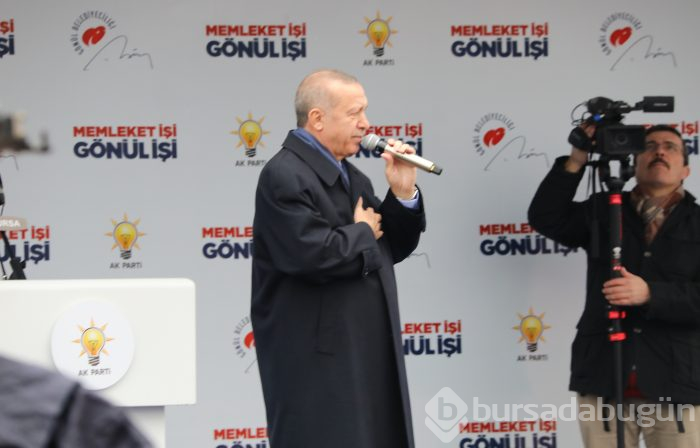 Cumhurbaşkanı Erdoğan Bursa'da