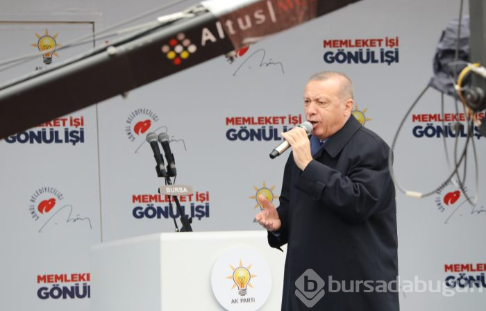 Cumhurbaşkanı Erdoğan Bursa'da