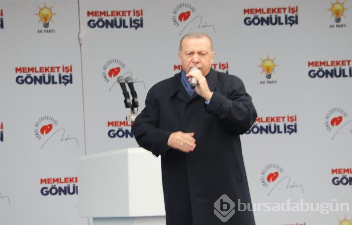 Cumhurbaşkanı Erdoğan Bursa'da