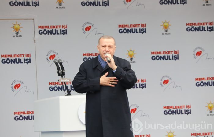 Cumhurbaşkanı Erdoğan Bursa'da