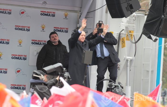 Cumhurbaşkanı Erdoğan Bursa'da