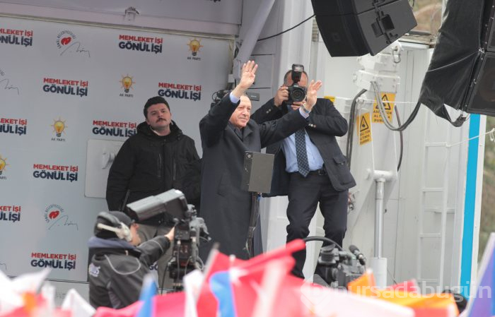 Cumhurbaşkanı Erdoğan Bursa'da