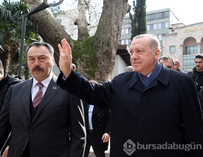 Cumhurbaşkanı Erdoğan Bursa'da