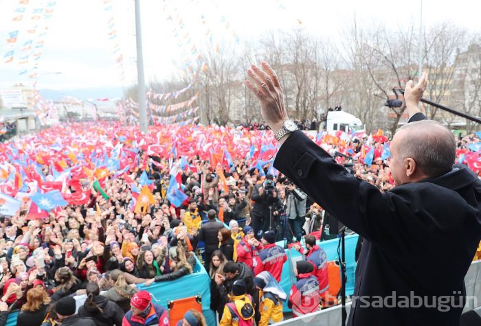 Cumhurbaşkanı Erdoğan Bursa'da
