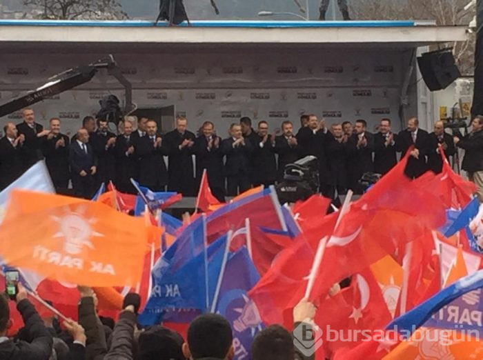 Cumhurbaşkanı Erdoğan Bursa'da