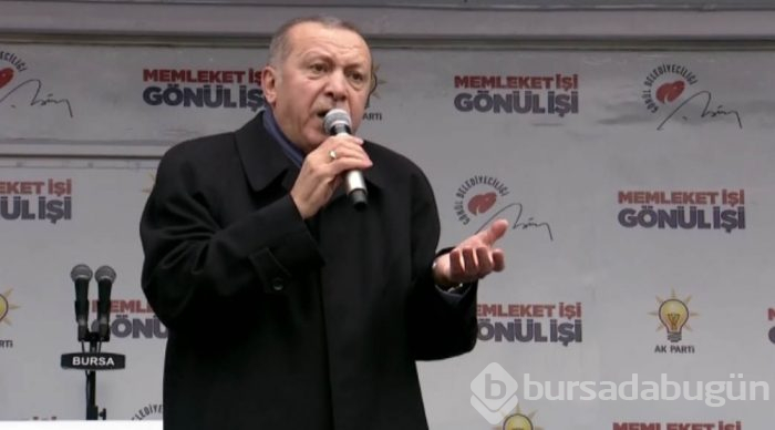 Cumhurbaşkanı Erdoğan Bursa'da