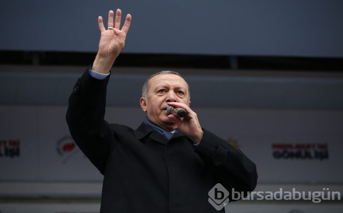 Cumhurbaşkanı Erdoğan Bursa'da