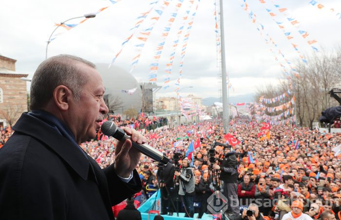 Cumhurbaşkanı Erdoğan Bursa'da