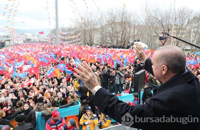Cumhurbaşkanı Erdoğan Bursa'da