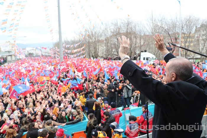 Cumhurbaşkanı Erdoğan Bursa'da