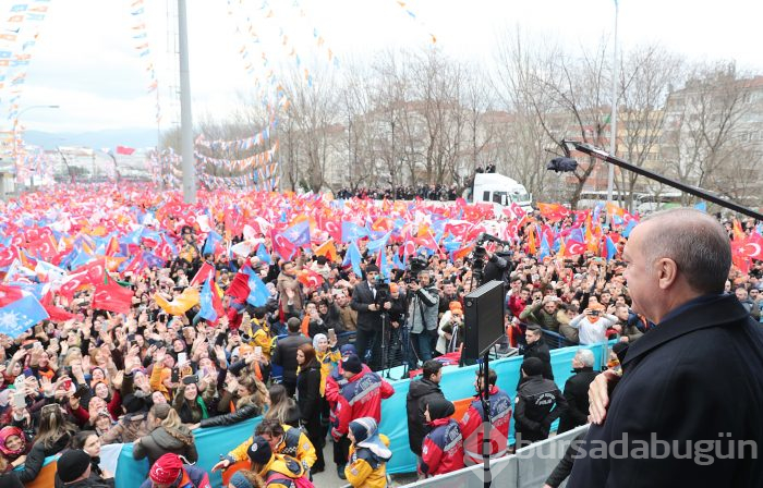 Cumhurbaşkanı Erdoğan Bursa'da