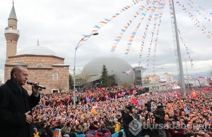 Cumhurbaşkanı Erdoğan Bursa'da