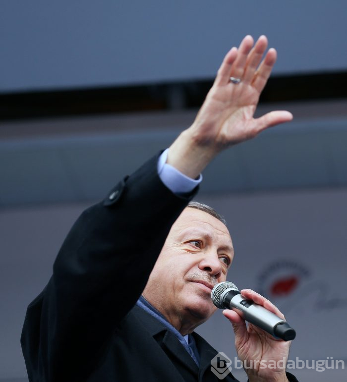 Cumhurbaşkanı Erdoğan Bursa'da