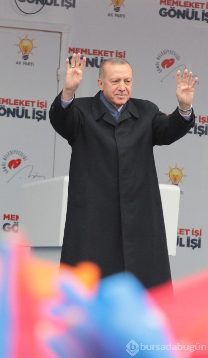 Cumhurbaşkanı Erdoğan Bursa'da