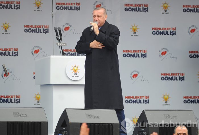 Cumhurbaşkanı Erdoğan Bursa'da