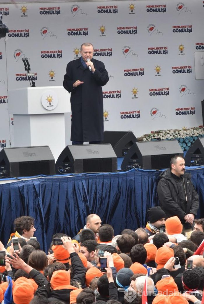 Cumhurbaşkanı Erdoğan Bursa'da