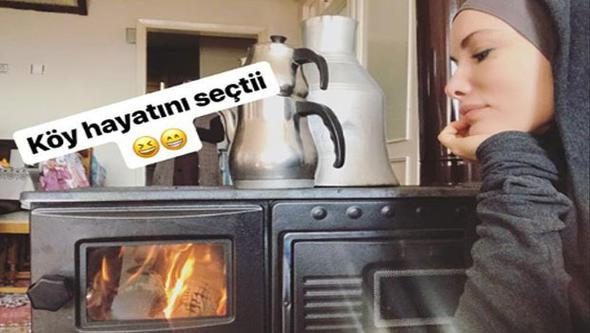 Gamze Özçelik köy hayatını seçti

