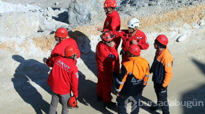 Muğla'da maden sahasında heyelan
