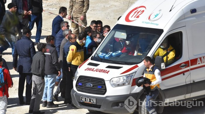 Muğla'da maden sahasında heyelan
