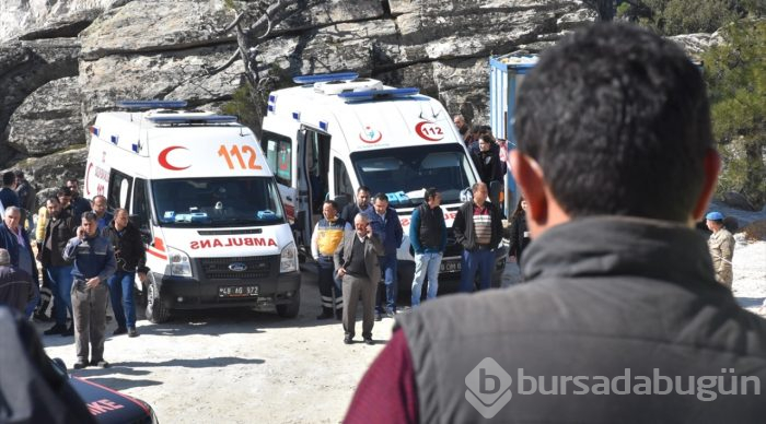 Muğla'da maden sahasında heyelan

